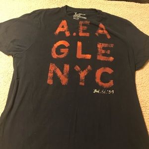 Men’s T-shirt. Shortsleeve navy blue